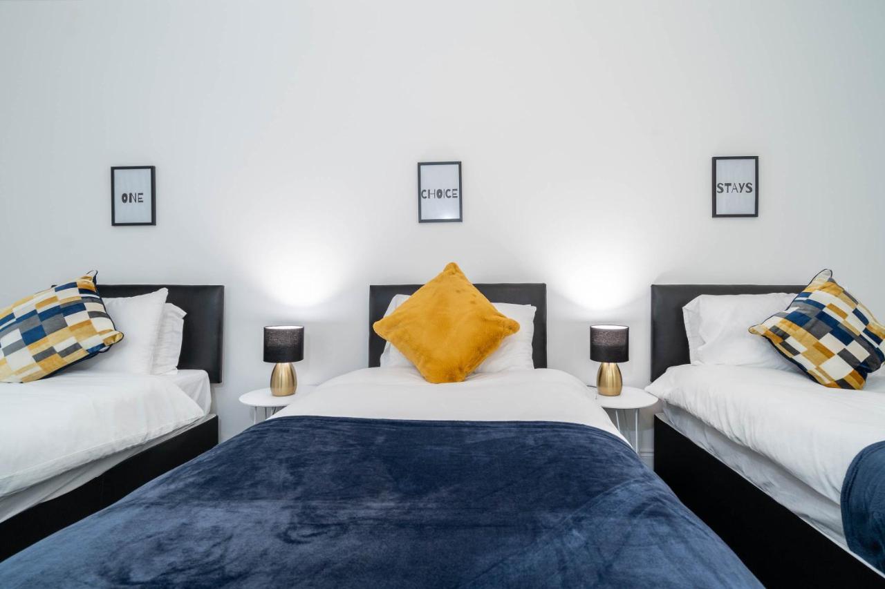 Three Bedroom Apartment- One Choice Stays Serviced Accommodation- Jewellery Quarter Birmingham Kültér fotó